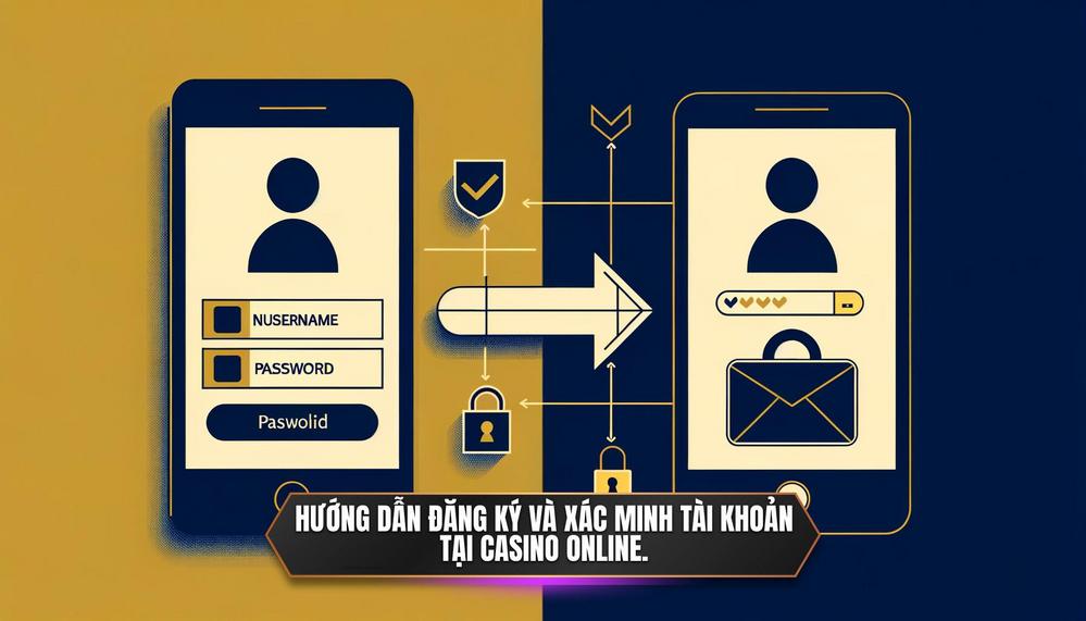 Hướng dẫn đăng ký và xác minh tài khoản tại casino online.